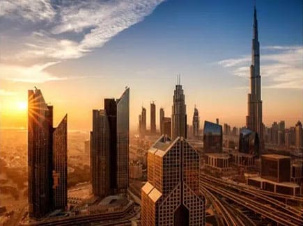 Dubai custom travel planning route